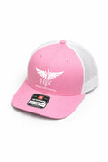Pink & White Hometown Knives Signature Trucker Hat - HomeTown Knives