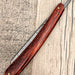 HTS-91 Damascus Straight Razor  / Shave / Handmade / Custom / Forged / Paduk Handle / Hand Filed Spine / Utility - HomeTown Knives