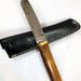 HTN-11 Damascus Sanmai Rev Tanto Knife / Reverse Tanto / Handmade / Tactical / Forged / Walnut / Full tang / Navy / Army / USA - HomeTown Knives
