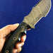 HT 14 Damascus knife / Tracker / Hand Made / Custom / Forged Damascus / High Polished / Micarta handle/ Survival Tool / Bushcraft / Field - HomeTown Knives