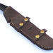 HTS-57  Damascus Knife custom handmade Tracker / Black Micarta handle / Drop Point / - HomeTown Knives
