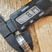 HTU-3 Damascus Ring : Forged & Hand Crafted  - Square Slotted Sides - HomeTown Knives