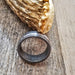 HTU-3 Damascus Ring : Forged & Hand Crafted  - Square Slotted Sides - HomeTown Knives