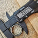 HTU-1 Damascus Ring : Forged & Hand Crafted  - Embedded Brass Liner - HomeTown Knives