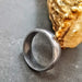 HTU-2 Damascus Ring : Forged & Hand Crafted  - Rounded Center - HomeTown Knives