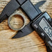HTU-3 Damascus Ring : Forged & Hand Crafted  - Square Slotted Sides - HomeTown Knives