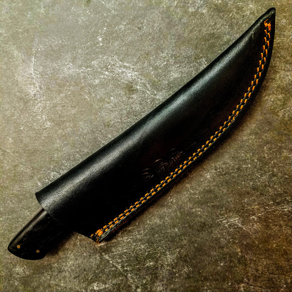 HTS-426 Custom Handmade Damascus Hunter Knife/ Fixed Blade Skinner Knife / Turquoise Stone with Wenge Handle / EXCLUSIVE / HomeTown Knives - HomeTown Knives