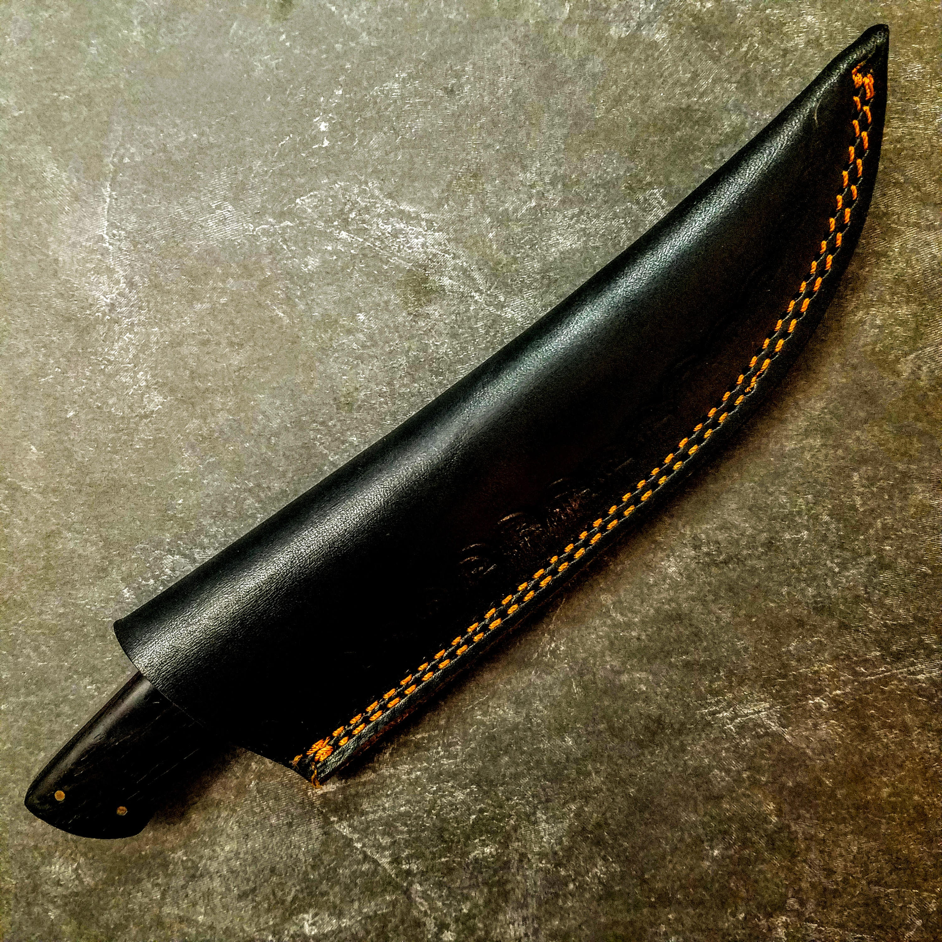 HTS-426 Custom Handmade Damascus Hunter Knife/ Fixed Blade Skinner Knife / Turquoise Stone with Wenge Handle / EXCLUSIVE / HomeTown Knives - HomeTown Knives