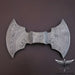 HTK2038 - Damascus Knife custom handmade Axe Hatchet double Head - HomeTown Knives