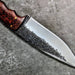 HTSC-755 Hand Forge Carbon Blade / Custom Peened by Hand / Skinner Knife / Paduk / Exceptional Quality / Camping / Hunting Game - HomeTown Knives