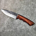 HTSC-755 Hand Forge Carbon Blade / Custom Peened by Hand / Skinner Knife / Paduk / Exceptional Quality / Camping / Hunting Game - HomeTown Knives