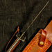 HTB-7  HANDFORGED Damascus Hunter Knife / Walnut Handle / Safety Hilt / Camping / Hunting Game - HomeTown Knives
