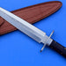 HTK-56 Damascus Knife custom handmade D2 Steel Dagger / Rose Wood handle / Great quality - HomeTown Knives