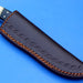 HT-9  Damascus Knife custom handmade Skinner / Buffalo Horn / Great quality - HomeTown Knives