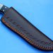 HT-10  Damascus Knife custom handmade Skinner / Buffalo Horn / Great quality - HomeTown Knives