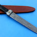 HTK-102  Damascus Knife custom handmade Dagger / Buffalo Horn handle / Great quality - HomeTown Knives
