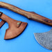 HTK 104 - Custom Handmade Damascus Axe / PEACE PIPE / Hammer - HomeTown Knives