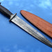 HTK-141 Damascus Knife custom handmade Dagger / Rose Wood handle / Great quality - HomeTown Knives