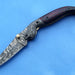 HTK-146 Navajo Folder w/ Tanto Tip and Rose Wood Handle - HomeTown Knives