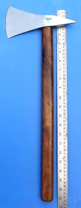HT- 43 Custom Handmade Carbon Steel AXE - Throwing Axe / Camping / Hunting / Light Wood - HomeTown Knives