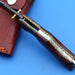 HTK -176 Damascus Folder / Hand Made / Custom / Lace Wood handle / Damascus steel bolster / Liner Lock - HomeTown Knives