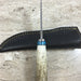 HTKVN-51  Damascus Skinner Custom handmade Knife / Whitetail Stag / Twist Pattern / Great quality / Camping / Hunting / Turquoise - HomeTown Knives