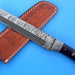 HT-61 Damascus REVERSE TANTO / Tactical / Handmade / Custom / Forged / Micarta / Hand File Spine / Fighting - HomeTown Knives