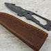 HT-64 Damascus Small Gut Hook Skinner Tool / Skinner / Hunting / Handmade / Custom / Forged / White Tail Sta - HomeTown Knives