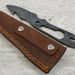 HT-64 Damascus Small Gut Hook Skinner Tool / Skinner / Hunting / Handmade / Custom / Forged / White Tail Sta - HomeTown Knives