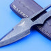 HT-1 Damascus Knife Tool / Utility / Handmade / Custom / Forged / Micarta / Hand File Spine / Kydex - HomeTown Knives