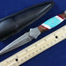 HTKVN4 Custom Handmade Damascus steel BOOT Knife/ Dagger Knife / Turquoise Bone + Walnut + Camel Bone Handle / EXCLUSIVE - HomeTown Knives